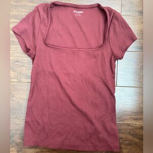 Old Navy Women's Burgundy Top
